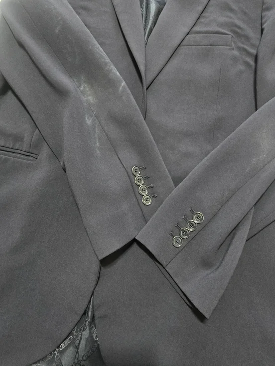 MICHAEL KORS Navy One Button Mensy Blazer Long Sleeve Front Button Size 16 - Picture 8 of 13